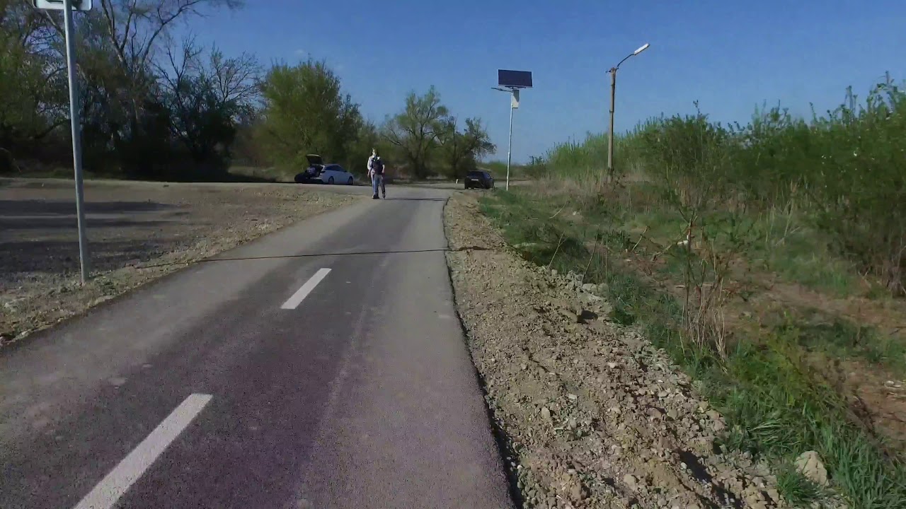 Želiezovce-Zselíz 12.4.2020 cyklotrasa- bicikliút