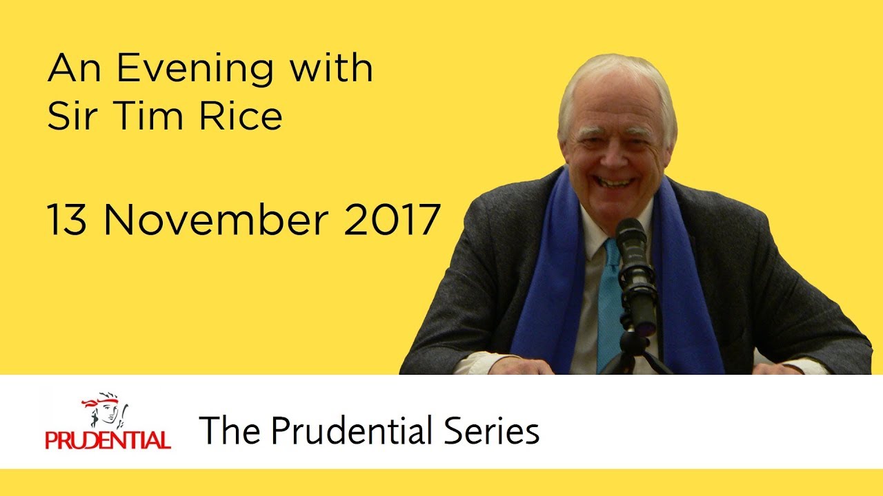 An Evening with Sir Tim Rice YouTube An Evening with Sir Tim Rice YouTube