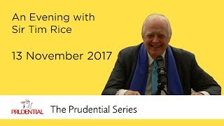 An Evening with Sir Tim Rice