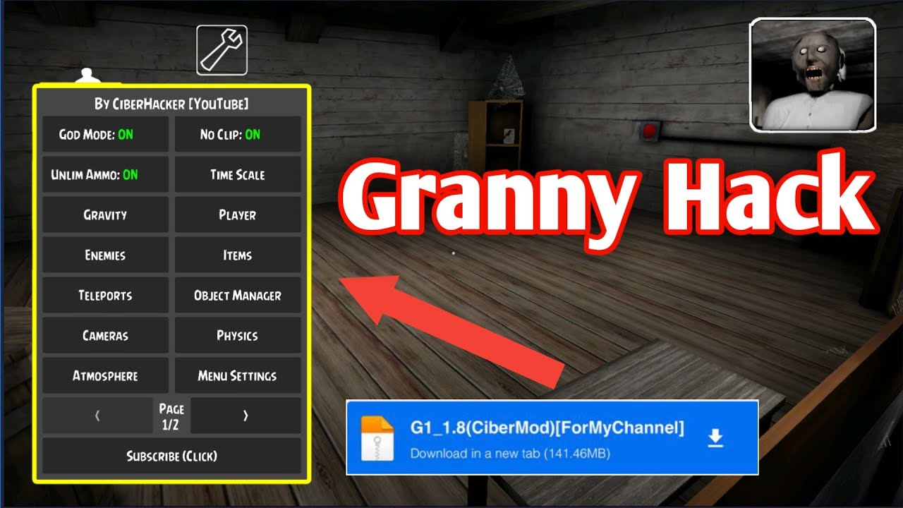 Granny Hack Mod Apk MOD MENU direct download MEDIAFIRE🔥🔥 YouTube