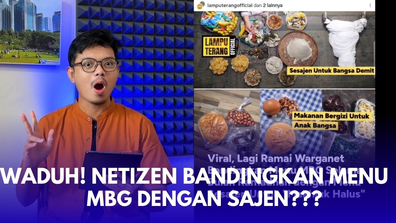 SAJEN VS MBG❗️Netizen ada aja kelakukannya MEMBANDINGKANNYA