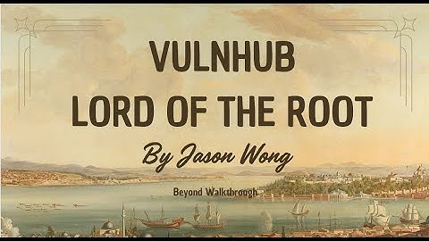 Cyber Security | Penetration Test | CTF | Walkthrough |  Lord Of The Root | SQL Injection