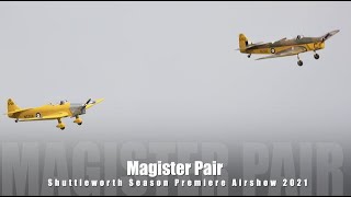 Magister Pair - Shuttleworth Season Premiere Airshow 2021