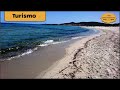 La spiaggia di Budoni, tra le dune, in Sardegna