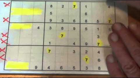 How to Solve a Sudoku Puzzle - Tip 7: Two Pairs and a Triplet Tip or Trick - Tutorial