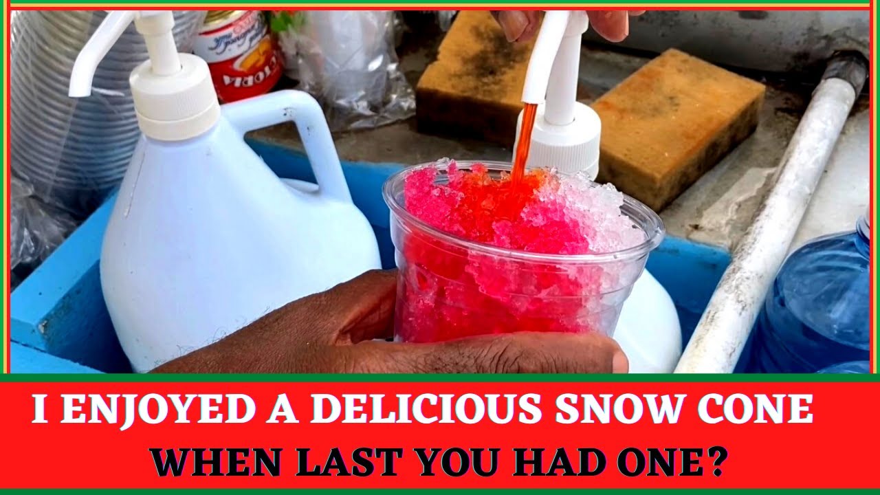 When last you had a SNOW CONE WITH CONDENSE MILK? Its a must try when