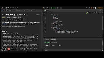 Leetcode 3011. Find if Array Can Be Sorted