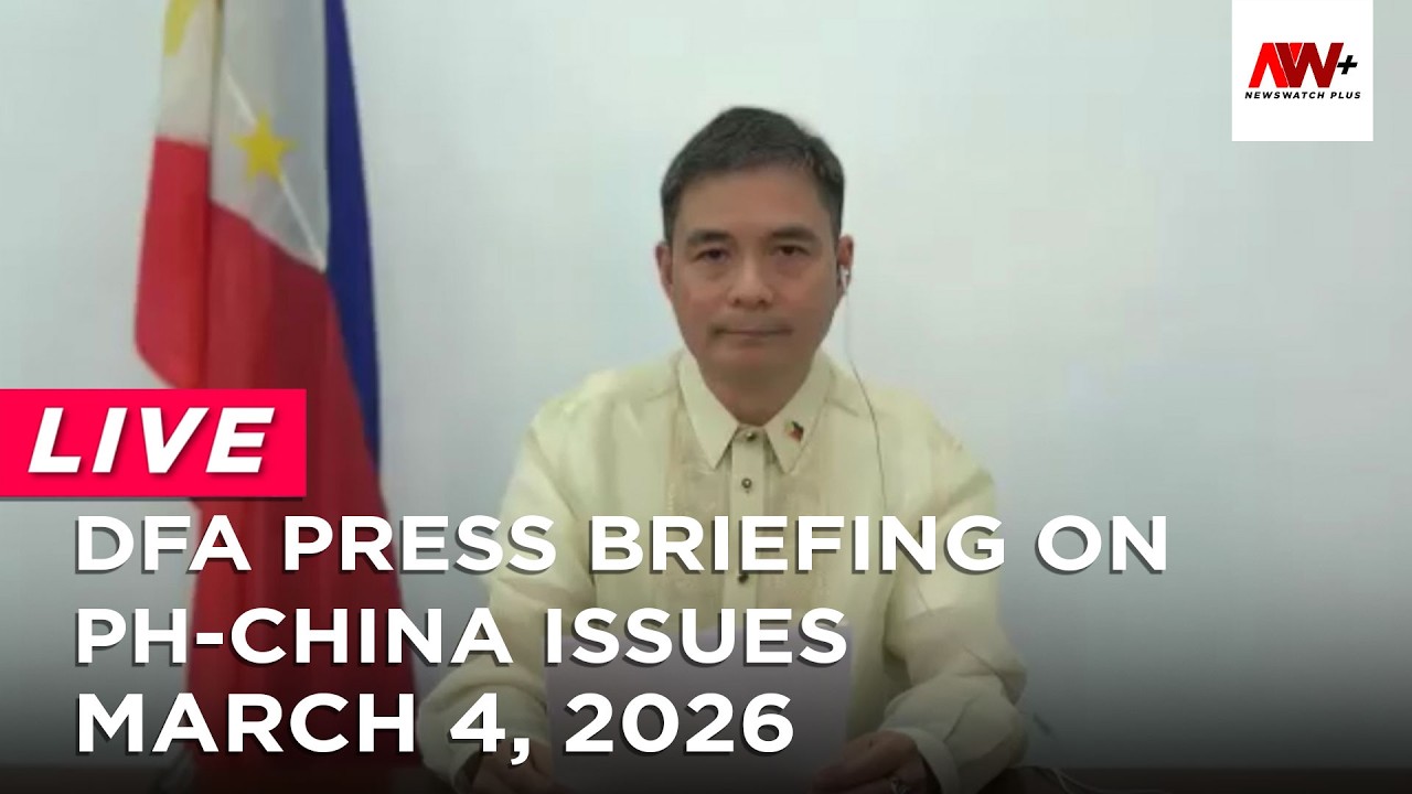 DFA press briefing hinggil sa PH, China meeting, West PH Sea