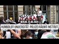 23052024 berlin polizei rumt humboldtuniversittbesetzer gegen bundesregierung beate ostertag