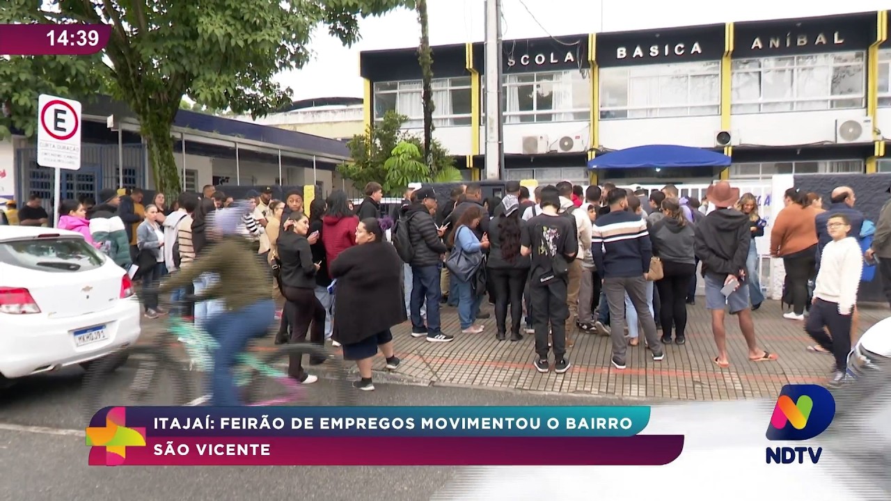 Feirão de empregos movimenta moradores no bairro São Vicente