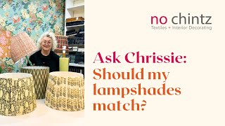 Should your lampshades match