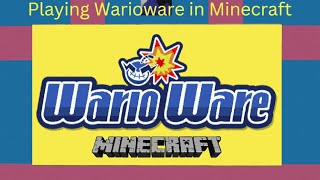 Playing WarioWare Minigames in Minecraft