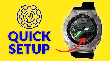 Casio gm 2100 guide | How to setup a timer and stopwatch on G-shock