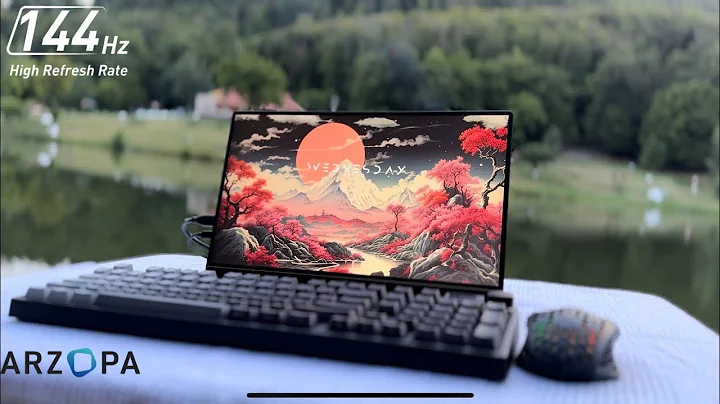 Travel, Camp, Game: Meet the 144Hz Portable Monitor That Does It All! @arzopaofficial 