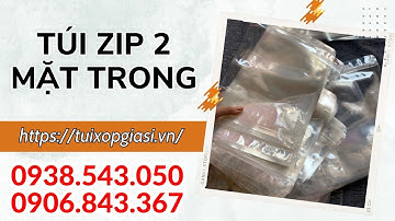 Sỉ túi zip 2 mặt trong giá rẻ