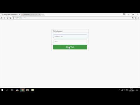 Codeigniter'la Blog Sitesi Yapımı-3 [Yönetim Paneli-Giriş Çıkış İşlemleri]
