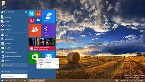 Customize Windows 10 Start Menu