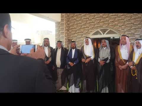 استقبال عشيرة البوفهد في مضيف سيد صالح ابو حيه