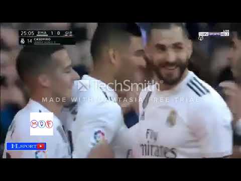 مباراة ريال مدريد وجيرونا الدوري الاسباني 