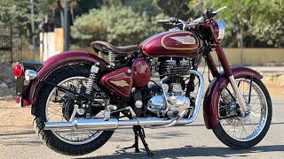 New Royal Enfield classic 350 into Old Vintage look|Bullet modifications @BulletTower