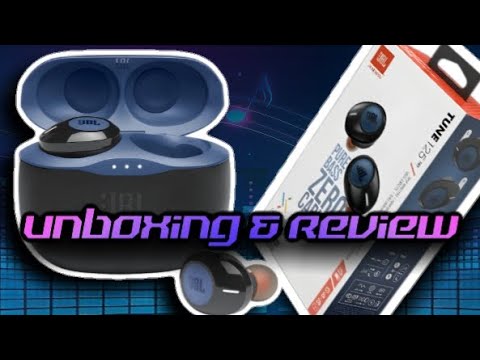 JBL Tune 125TWS True Wireless Bluetooth Earbuds, Blue Unboxing & Review -  YouTube