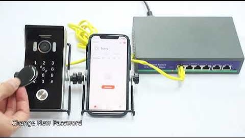 ANJIELOSMART Tuya Video Intercom  83225 Add IC card video to the stand-alone version