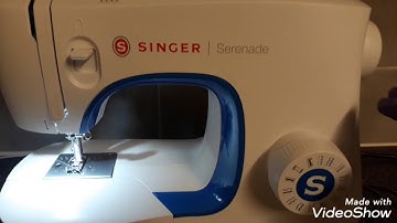 New singer sewing machine m320L serenade  ...lidl ..video 2