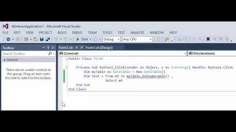Fix Error -  Error  AsEnumerable is not a member of SystemDataDataTable