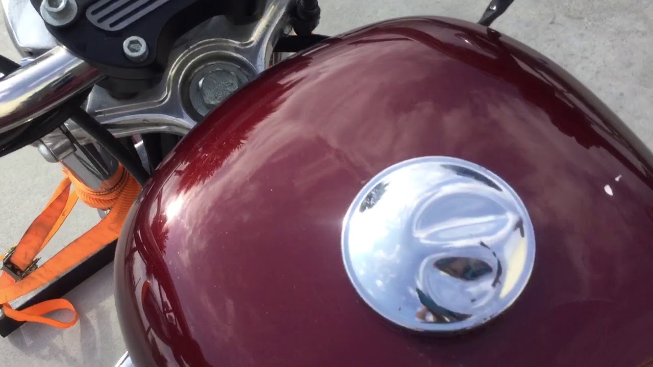 2008 Harley Davidson Sportster XL883L (maroon) 2598 Fallen Cycles