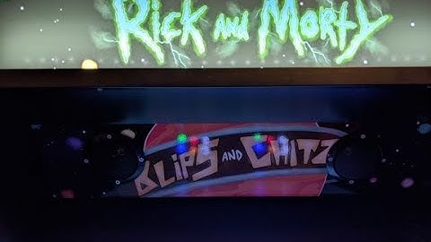 Rick and Morty Hyperspin Intro with LEDBlinky
