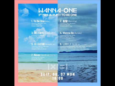 [FULL ALBUM] WANNA ONE (워너원) - 1X1=1(TO BE ONE) (1st Mini Album)