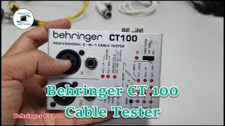 Behringer CT100 - Professional 6 in 1 Cable Tester.