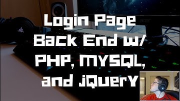 User Login with PHP, MySQL, and jQuery