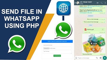 How to Send File on WhatsApp using PHP || Live Demo || Chat API || Whatsapp API #chatapi