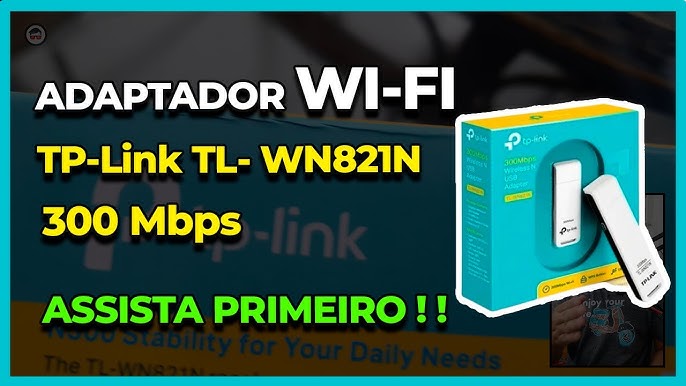 TP-Link TL-WN821N 300Mbps Wireless N USB Adapter (Unboxing and Testing) -  YouTube | WLAN-Sticks