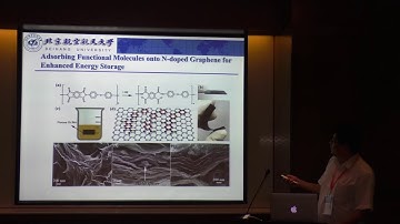 Functionalized graphene with both physical and chemical adsorptions of charges for supercapacitors