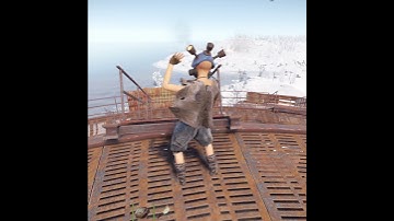 Rust | How to climb top of Dome (Jump Parcour) #shorts