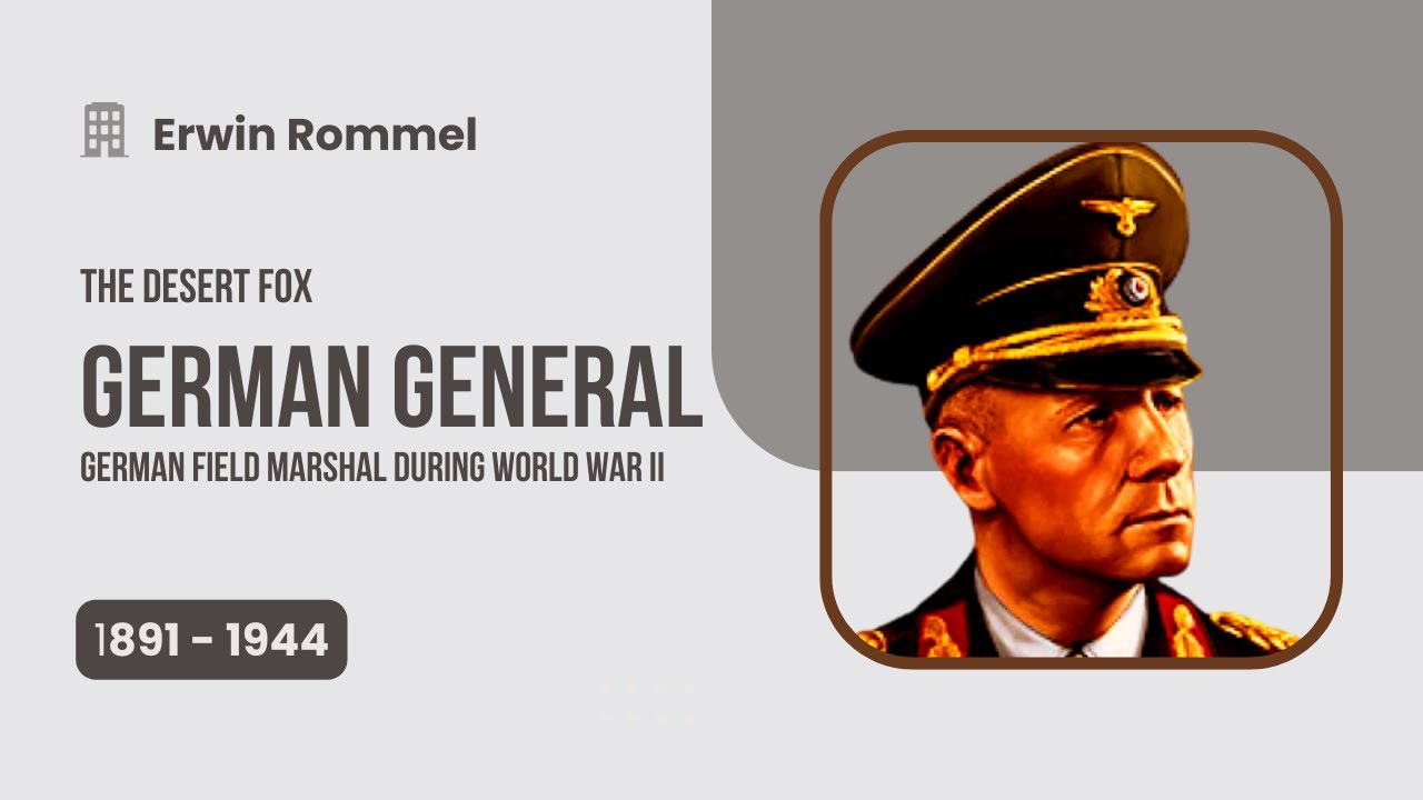 German field marshal during World War II | Popularly known as the ...