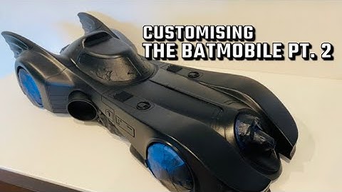 McFarlane DC Multiverse The Flash 1989 Batmobile - Customizing the Batmobile Part 2