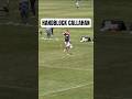 Ria Stevens catches her own handblock for the Rice CALLAHAN at D-III Nationals!