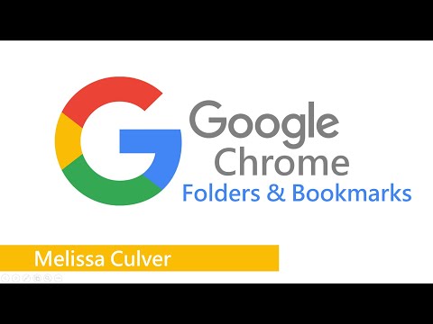 Google Chrome Folders & Bookmarks
