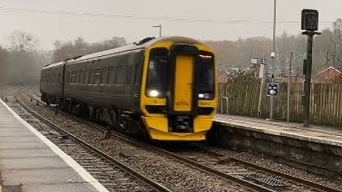 Class 158 Sprinter | 158747 | Great Western Railway | Motisfont & Dunbridge | 18/12/22