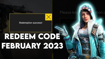 COUPONS CODM REDEEM CODE FEBRUARY 2023 COD MOBILE