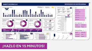 Dashboard  Excel ...Gestión humana