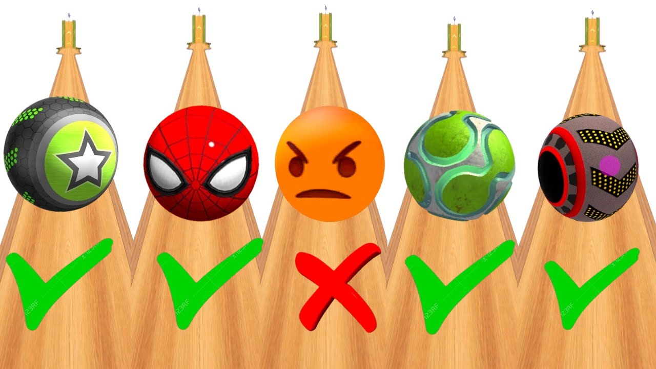 Going Balls vs Action Balls Game - Walkthrough Race 🏆Crazy Fast Rolling Speedrun!| Offline Game