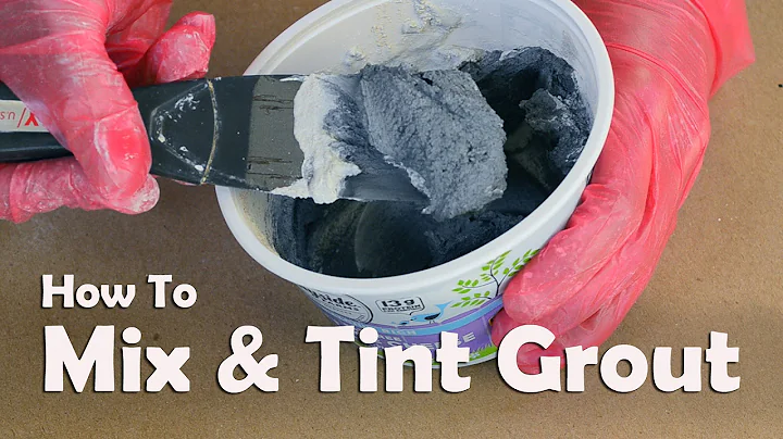 Mosaics Tutorials: How To Mix and Tint Grout For M...