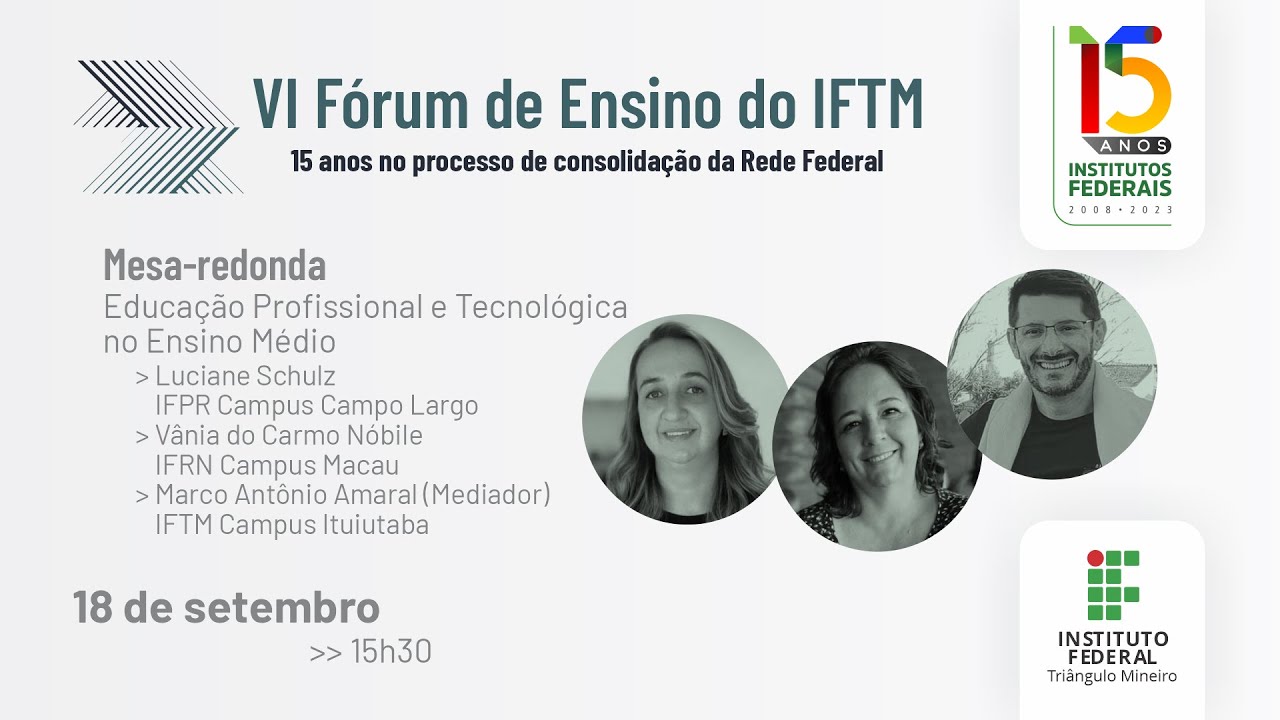 IFTM completa 15 anos de existência em dezembro deste ano