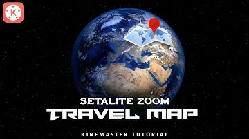 Travel animation map tutorial in kinemaster || Map animation || Kinemaster editing