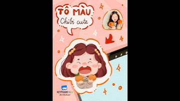 Bé học vẽ trên Ipad | Vẽ chibi cute | Em bé cầm cam P2 | Keyframe Kids