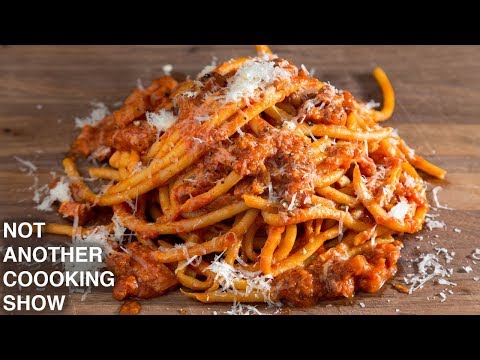 AUTHENTIC BUCATINI ALL&rsquo; AMATRICIANA